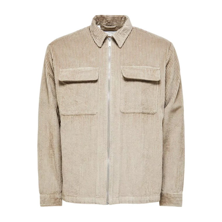 Slhloosejake Overshirt Cord LS - 16086500 Selected Homme