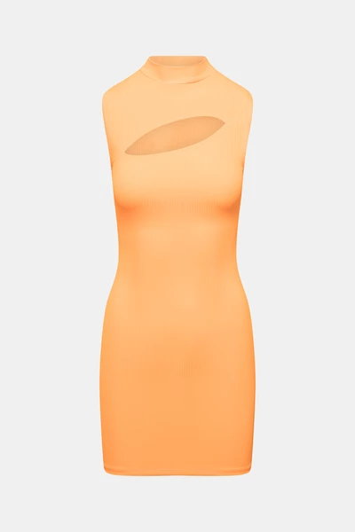 DeeZee Sukienka - Pomarańczowy - Kobieta - L (L)