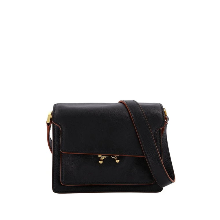 Czarna Skórzana Trunk Soft Mini Marni