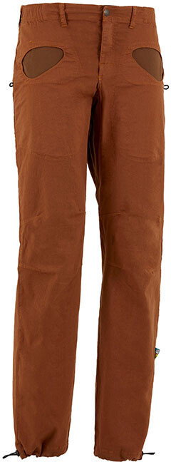 E9 Rondo Flax2 Trousers Men, brązowy S 2022 Spodnie wspinaczkowe