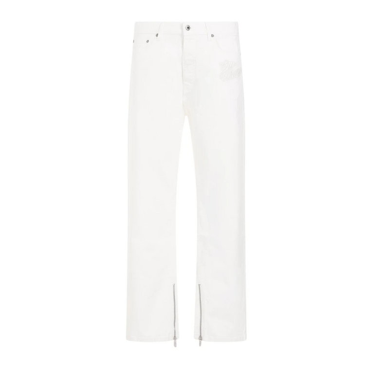 Straight Jeans Off White