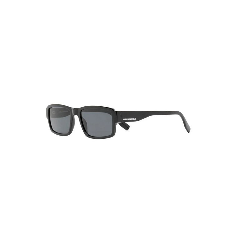Czarne okulary przeciwsłoneczne z oryginalnym etui Karl Lagerfeld