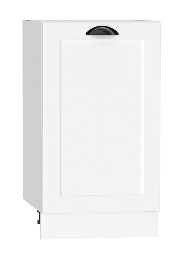 Biała szafka kuchenna z półkami - Pergio 10X 45 cm