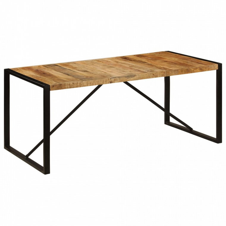 Stół jadalniany, 180 x 90 x 75 cm, lite drewno mango kod: V-247414