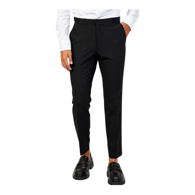 Eleganckie czarne spodnie męskie, Getlin233F1X Hugo Boss