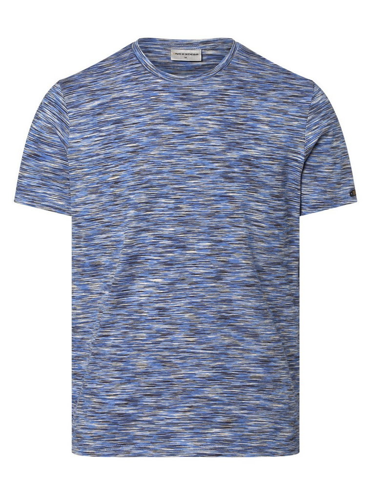 No Excess - T-shirt męski, niebieski|wielokolorowy