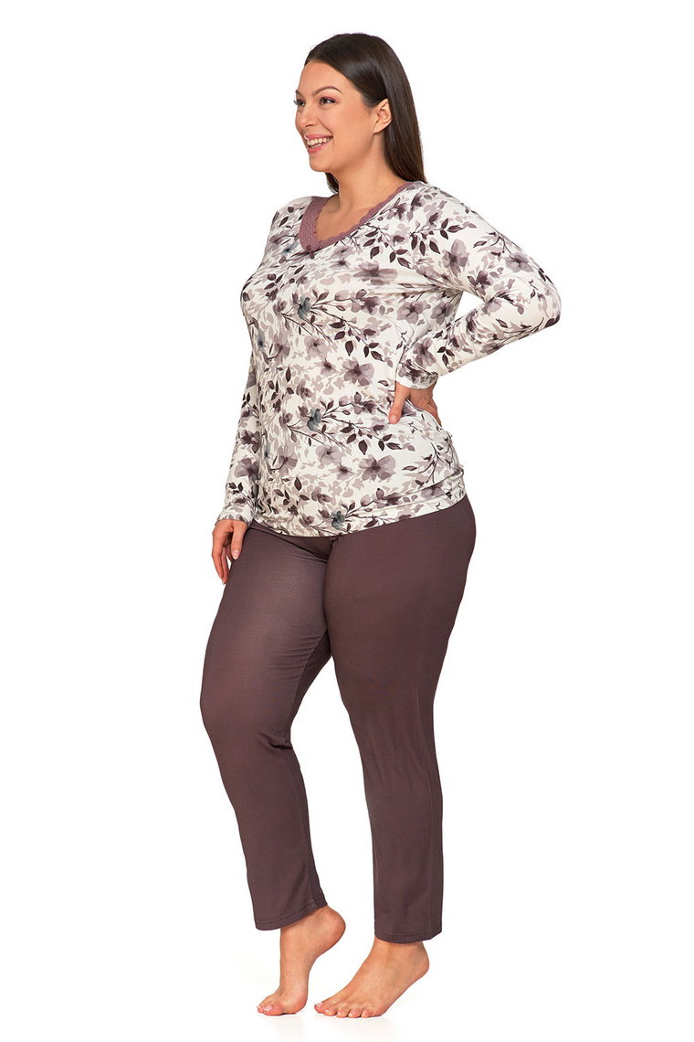 Piżama Moraj PDD5500-004 beige Plus Size