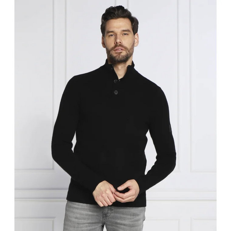Calvin Klein Sweter | Regular Fit | z dodatkiem wełny