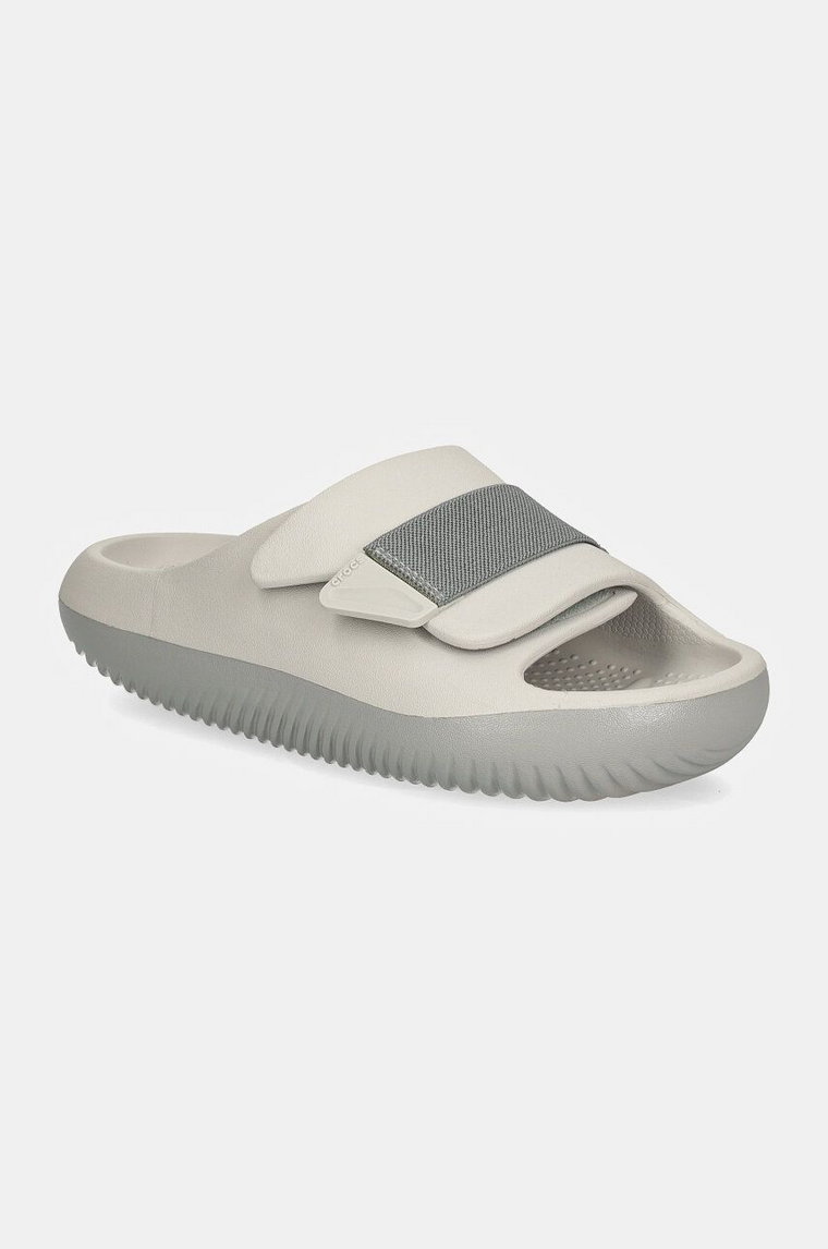 Crocs klapki Mellow Luxe Recovery Slide kolor szary 209413.1FT