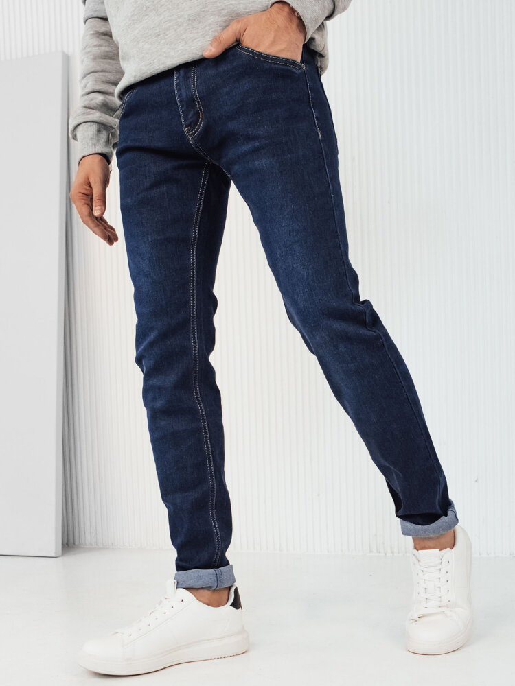 Spodnie męskie jeansowe granatowe Dstreet UX4113