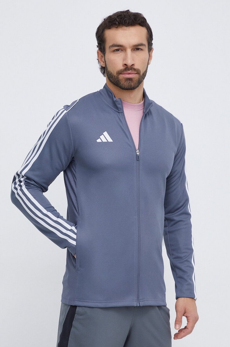 adidas Performance bluza treningowa Tiro 23 kolor szary z aplikacją  HS3504