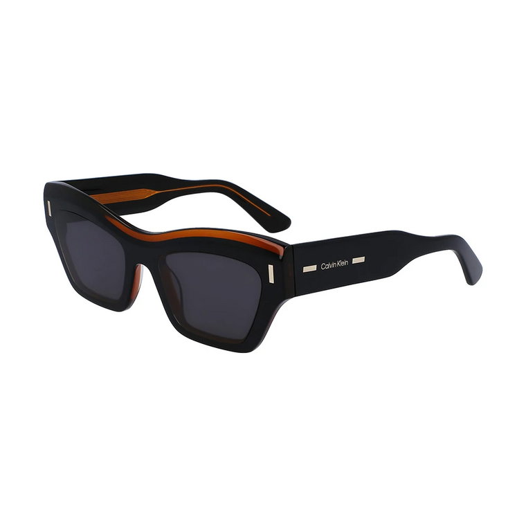 Okulary przeciwsłoneczne Ck23503S-002 w czarnym Calvin Klein
