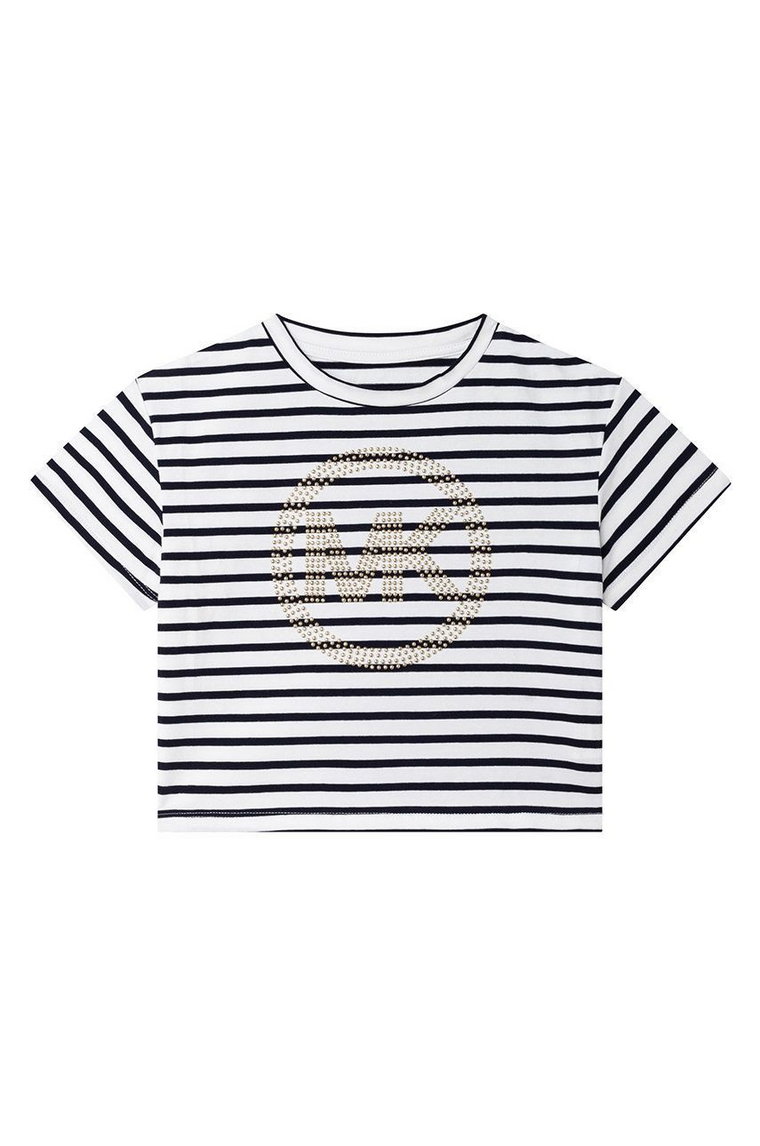 Michael Kors t-shirt bawełniany dziecięcy R15152.156 kolor granatowy