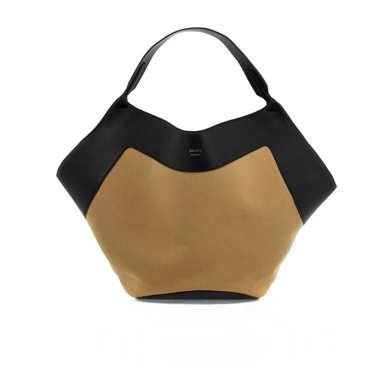 Lotus Canvas Tote Bag Khaite