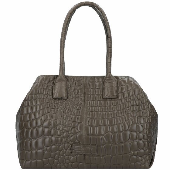 Liebeskind Chelsea Croco M Shopper Bag Leather 38 cm nori green