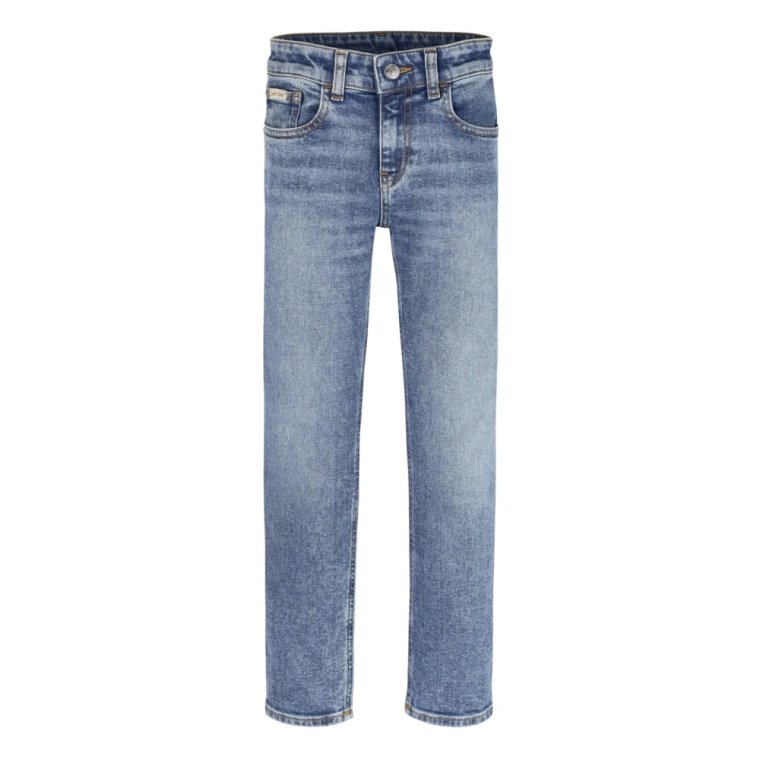 Niebieskie Hero Straight Fit Jeans Calvin Klein Jeans