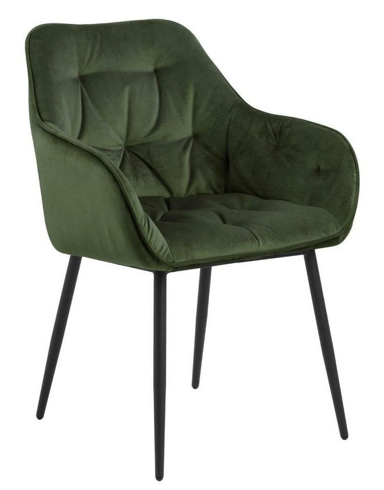 Krzesło MIA HOME Bruce, zielone, 55x58x83 cm