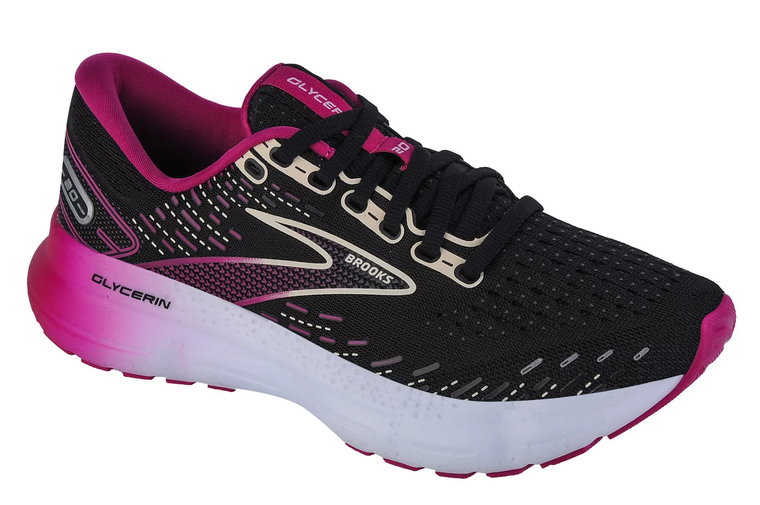 Brooks Glycerin 20 1203691B094, Damskie, Czarne, buty do biegania, tkanina, rozmiar: 36