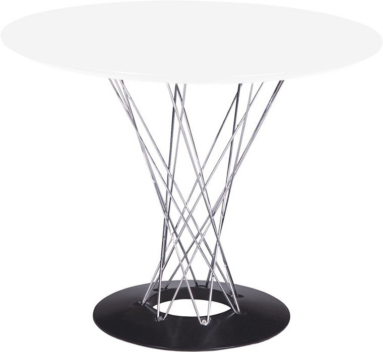 Okrągły stół designerski Arrao - biały