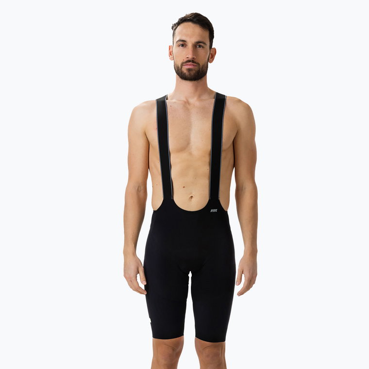 Spodenki rowerowe męskie Alé Watt 3.6 Bibshorts black