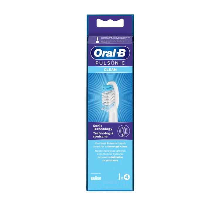 Oral-B Pulsonic Clean końcówki do szczoteczki sonicznej 4 sztuki