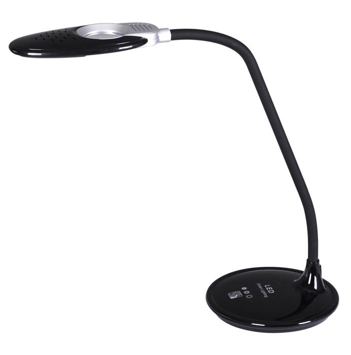 Czarna nowoczesna lampka LED do biura - S260-Vestus