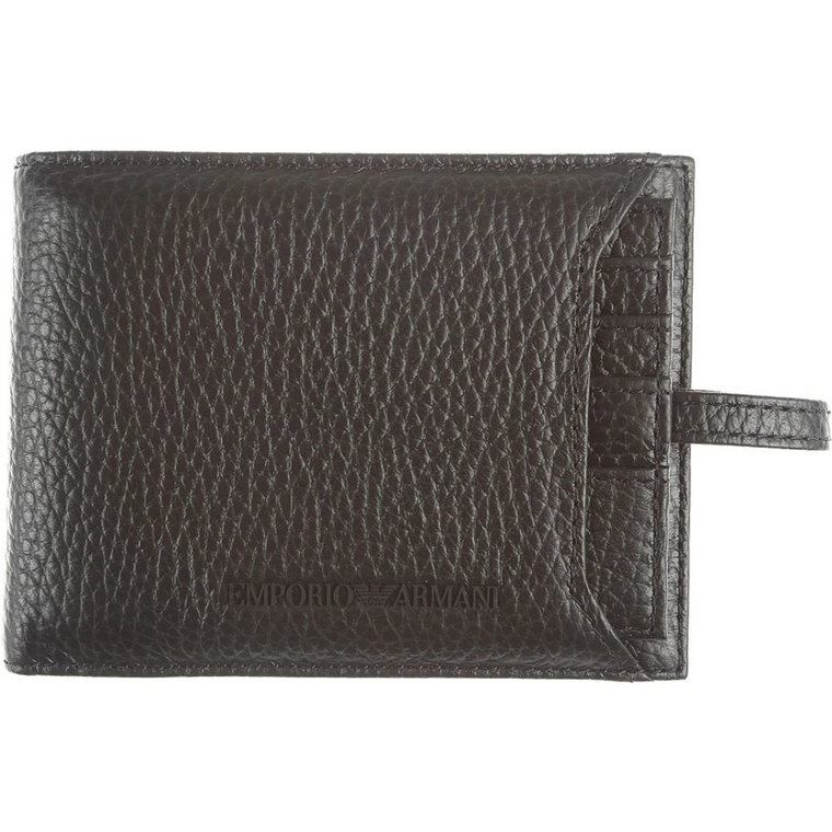 Emporio Armani Wallets Czarny Emporio Armani