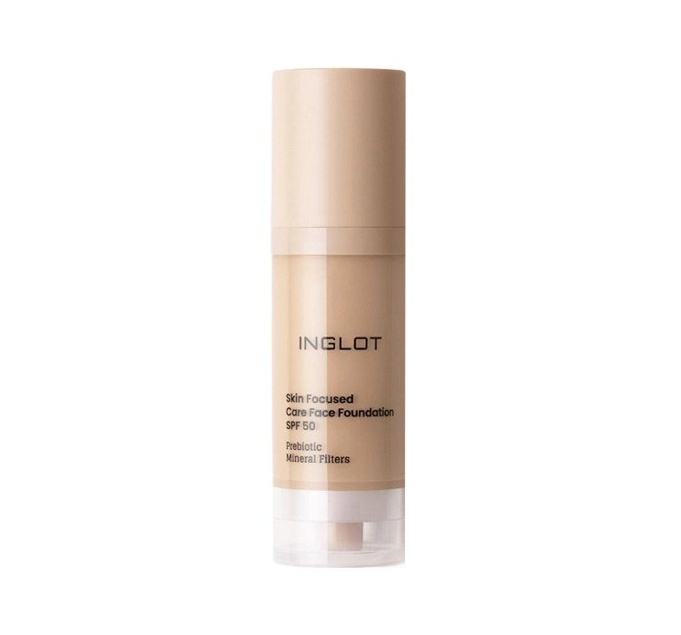 INGLOT SKIN FOCUSED CARE FACE FOUNDATION PIELĘGNACYJNY PODKŁAD DO TWARZY 304 CLASSIC BEIGE 30ML