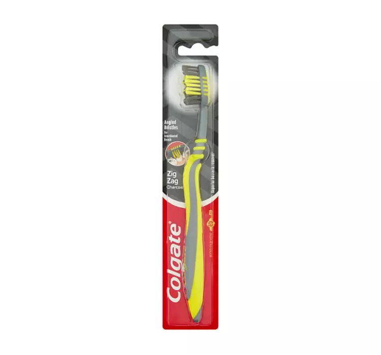 COLGATE ZIG ZAG CHARCOAL SZCZOTECZKA DO ZĘBÓW MEDIUM