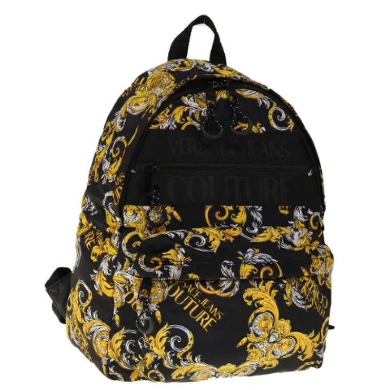 Pre-owned Nylon backpacks Versace Pre-owned