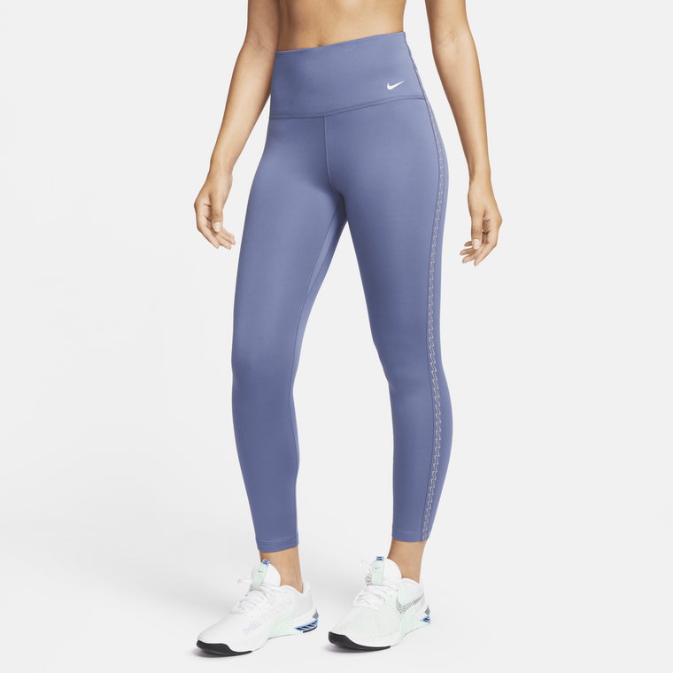 Damskie legginsy 7/8 z wysokim stanem Therma-FIT Nike One - Czerń