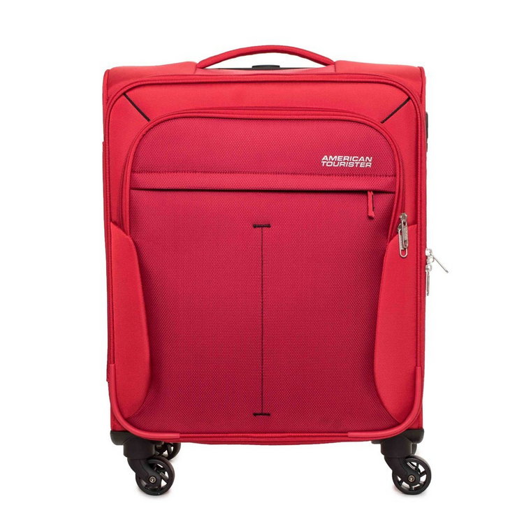 Walizki marki American Tourister model P503345 kolor Czerwony. Torby Dla obu płci. Sezon: Wiosna/Lato