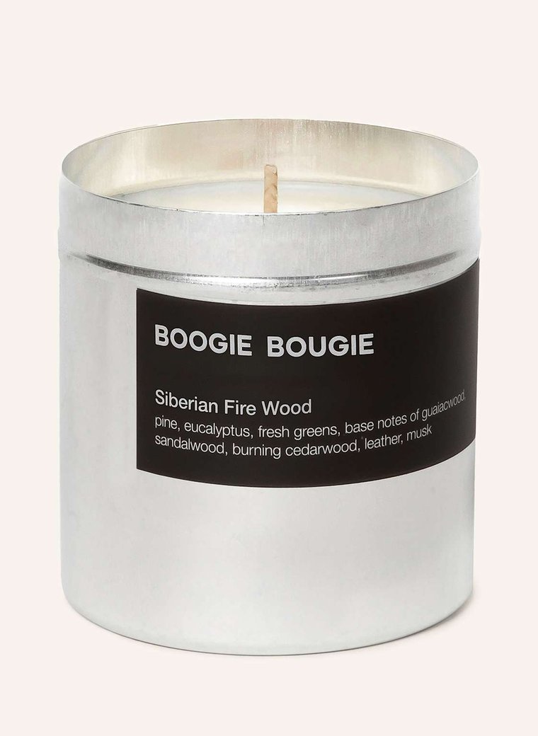 Boogie Bougie Świeca Zapachowa Siberian Fire Wood silber