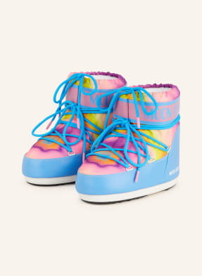 Moon Boot Moon Boots Icon Low Tie Dye blau