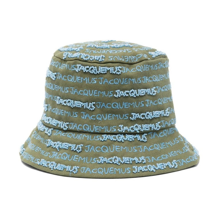 Stylowy Khaki Bucket Hat Jacquemus