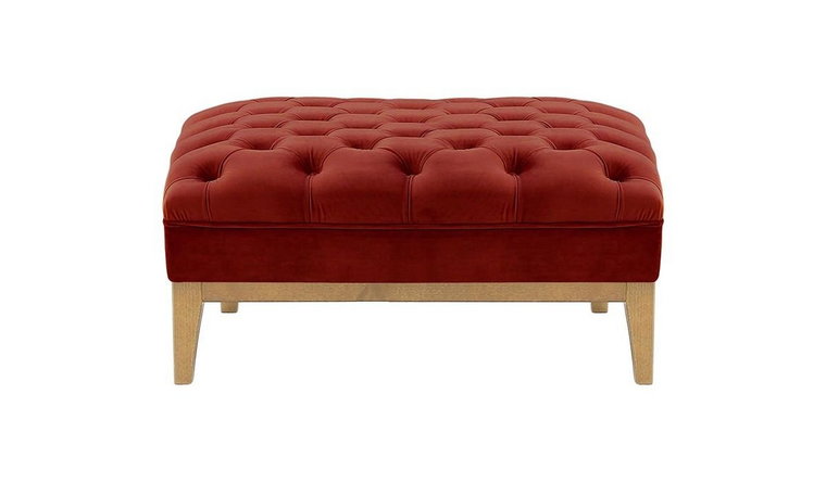 Pufa Chesterfield Modern Wood-Velluto 7