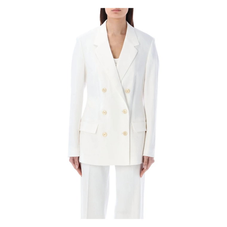 Women Clothing Marynarka Coats White Ss23 Isabel Marant