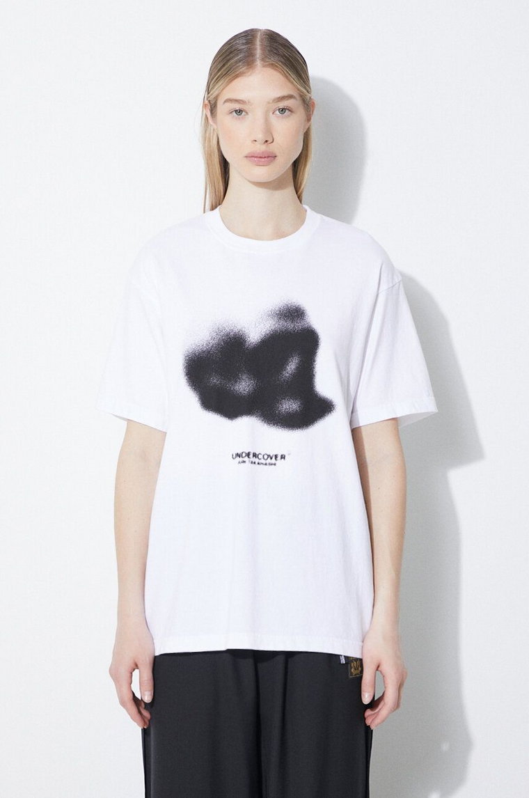 Undercover t-shirt bawełniany Tee damski kolor biały UC1D2807