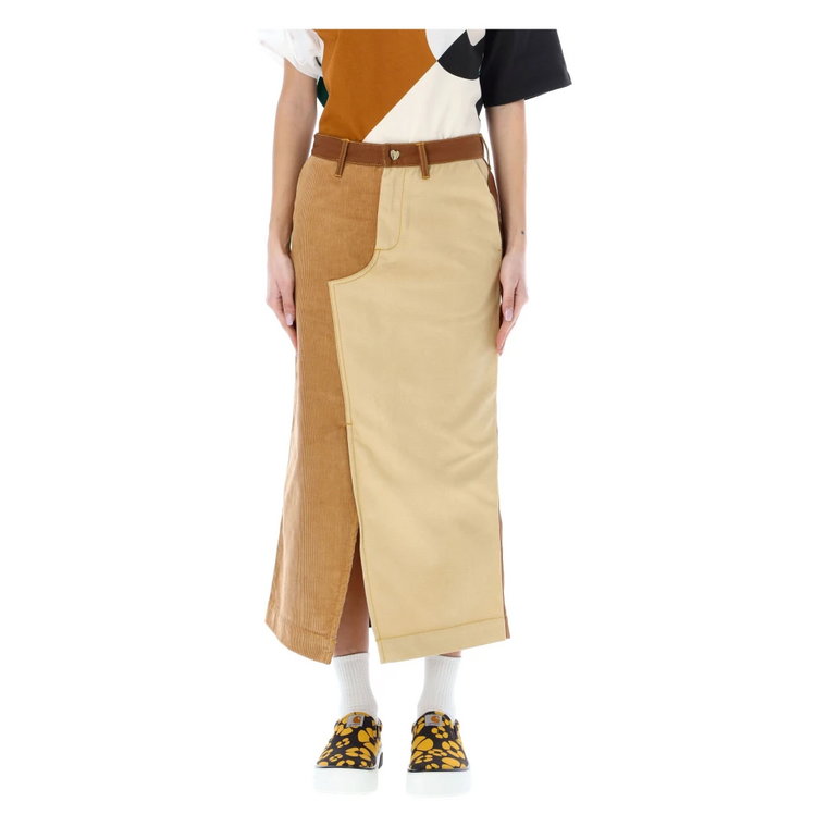 Colorblock Spódnica Midi Aw22 Marni