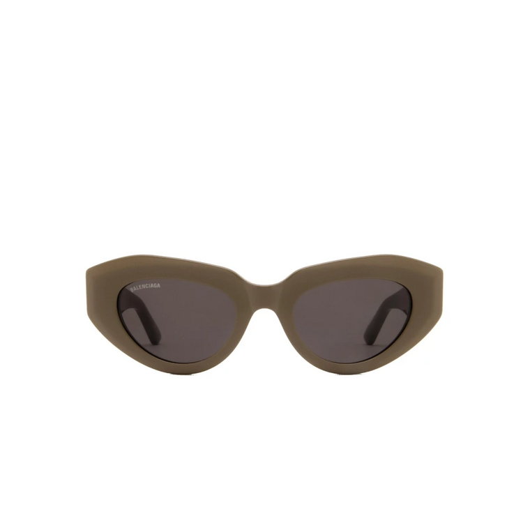 Stylowe okulary przeciwsłoneczne w stylu Cat-Eye z inspirowanym retro podpisem Balenciaga