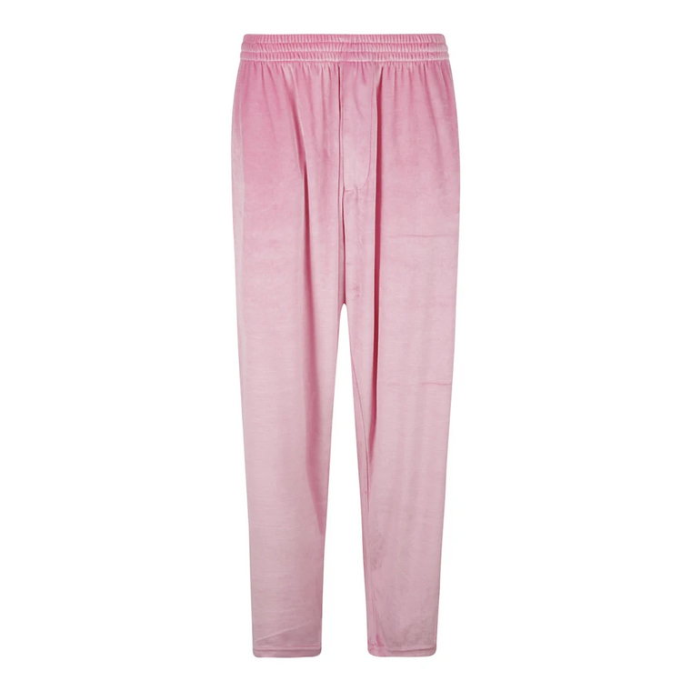 Luźne Różowe Spodnie Balenciaga