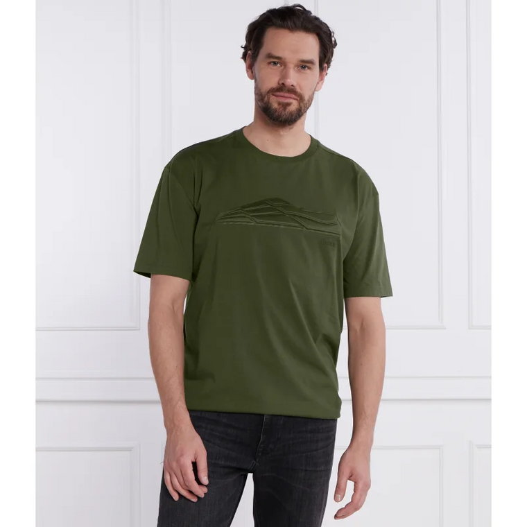 BOSS GREEN T-shirt Tee Titanium | Regular Fit