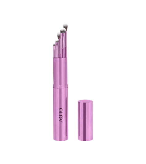 Glov Eye Makeup Brushes Purple Pędzle Akcesoria do makijażu