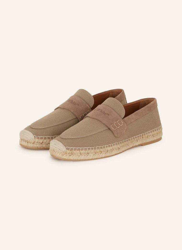 Off-White Espadryle Bidarette beige