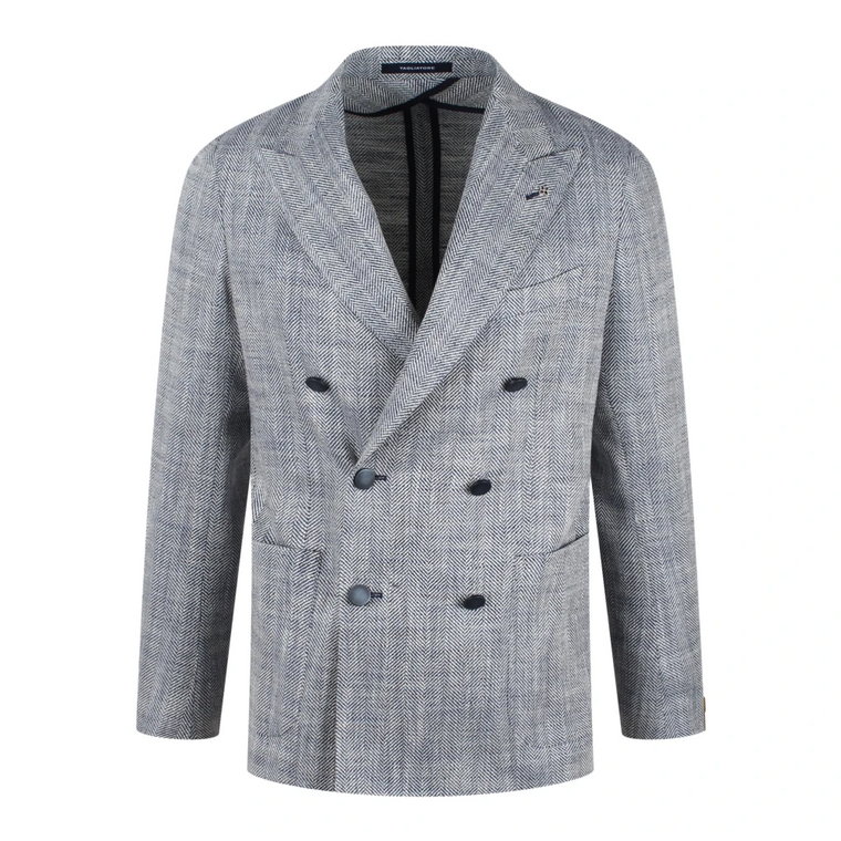 Herringbone Blazer - Slim Fit, Peak Revers Tagliatore