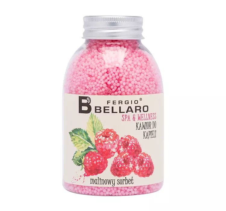 FERGIO BELLARO SPA & WELLNESS KAWIOR DO KĄPIELI MALINOWY SORBET 190G