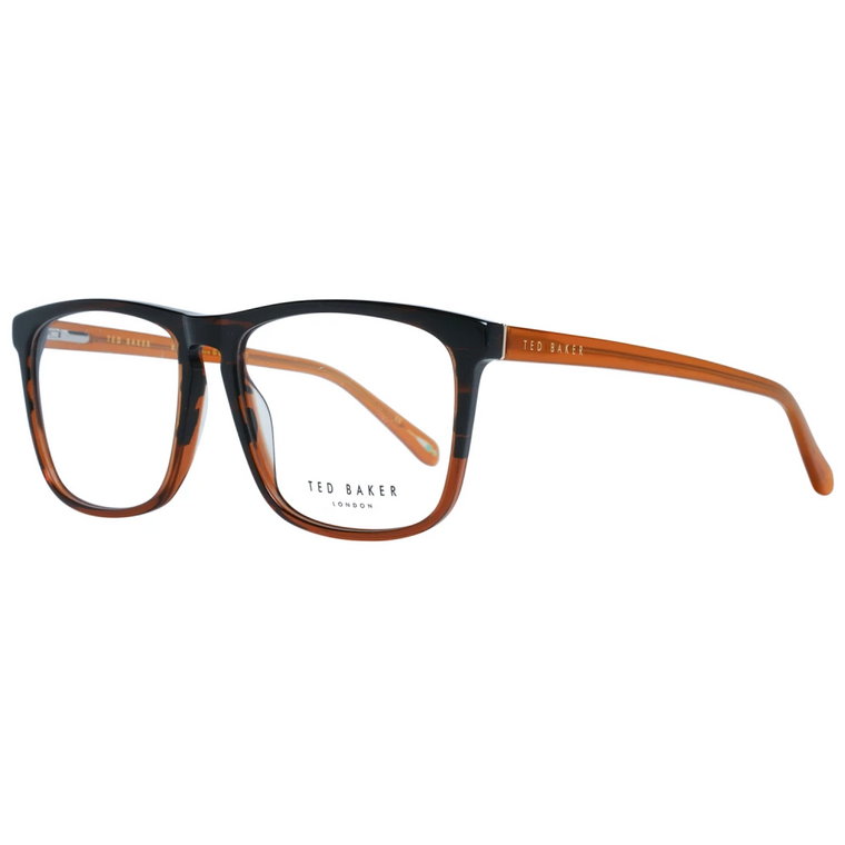 Brązowe Męskie Okulary Optyczne Ted Baker