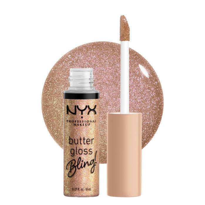 Nyx Butter Gloss Bling Błyszczyk do ust Bring The Bling Bring The Bling 8 ml