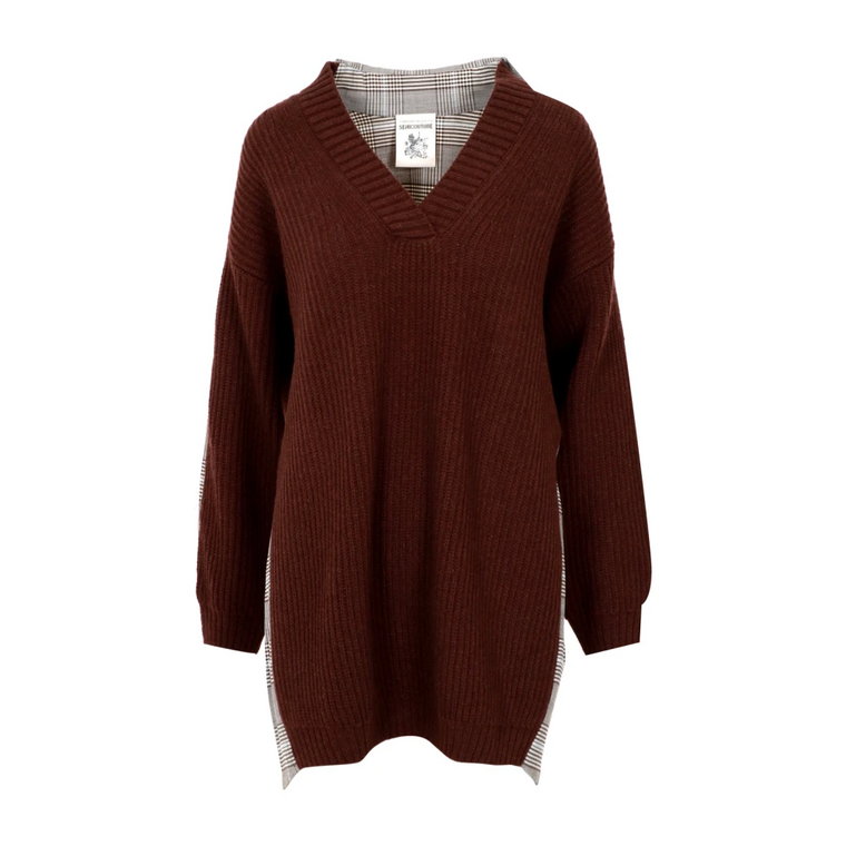 V-neck Knitwear Semicouture