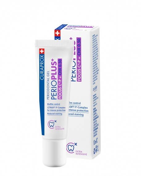 Curaprox, Perio Plus+ Focus, żel periodontol, 10 ml